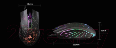 Мышь A4Tech Bloody P81S