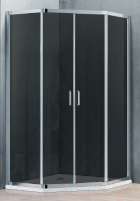 Душевой уголок Adema Glass Line Пента 90 (тонированное стекло)