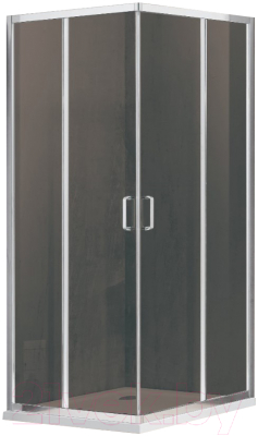 Душевой уголок Adema Glass Vierkant 100 (тонированное стекло) - фото