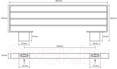 Полка для полотенца Bemeta 135002180
