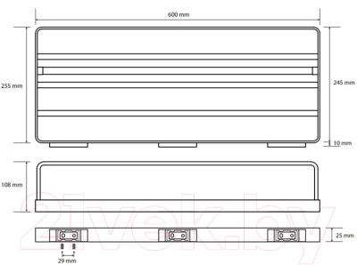 Полка для полотенца Bemeta 139105262