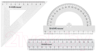 Набор для черчения Erich Krause Clear Glitter / 53031 - фото