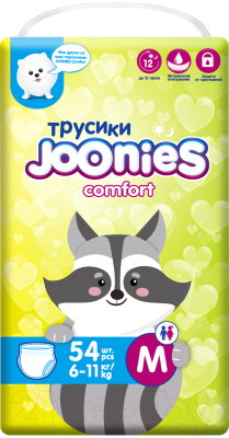 Подгузники-трусики детские Joonies Comfort M / 6-11кг - фото