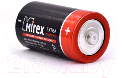 Комплект батареек Mirex R20 D 1.5V / 23702-LR20-E2