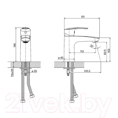 Смеситель IDDIS Ray RAYWT00I01