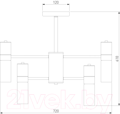 Люстра Евросвет 70125/8