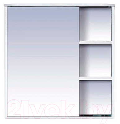 Шкаф с зеркалом для ванной Misty Венера 80 L / П-Внр04080-01СвЛ - фото