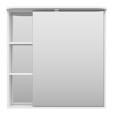 Шкаф с зеркалом для ванной Misty Венера 80 R / П-Внр04080-01СвП - фото