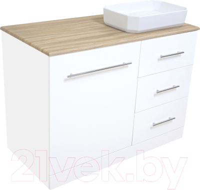 Тумба под умывальник Misty Респект 110 / Э-Рес01110-13ЯП - фото