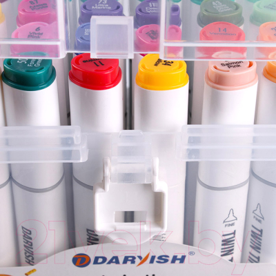 Набор маркеров Darvish Двусторонние / DV-12869-36