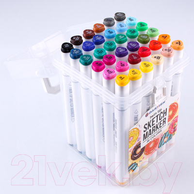 Набор маркеров Darvish Двусторонние / DV-12869-36