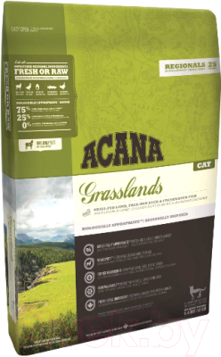 Сухой корм для кошек Acana Grasslands Cat & Kitten / 2177 - фото