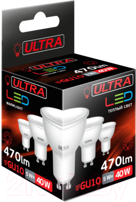 Лампа Ultra LED-GU10-5W-3000K