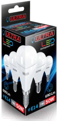 Лампа Ultra LED-G45-7W-E14-4000K