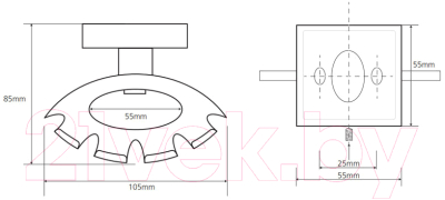 Держатель для зубной пасты и щетки Bemeta Beta 132110032