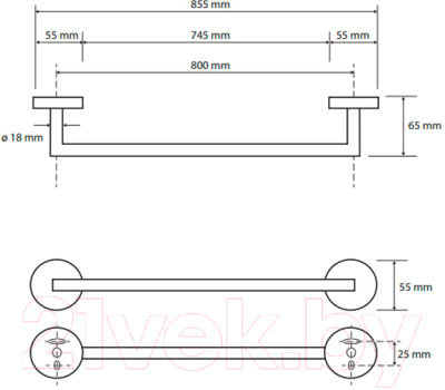 Держатель для полотенца Bemeta 104204262