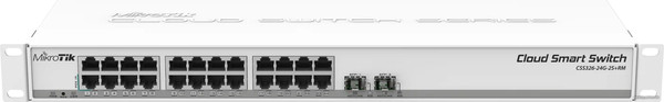 Коммутатор Mikrotik CSS326-24G-2S+RM - фото