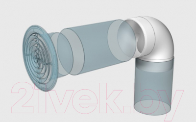 Колено воздуховода ERA 10ККП