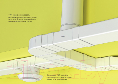 Разветвитель воздуховода ERA 511ТФ10П