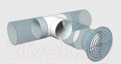 Разветвитель воздуховода ERA 10ТП