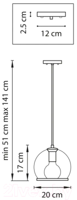Потолочный светильник Lightstar Sferico 729011 / MD20100-1A