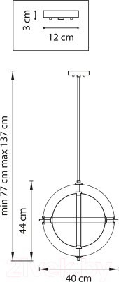 Люстра Lightstar Modena 816043 (MD20101-8B)