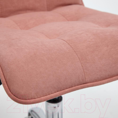 Кресло офисное Tetchair Zero флок (розовый)
