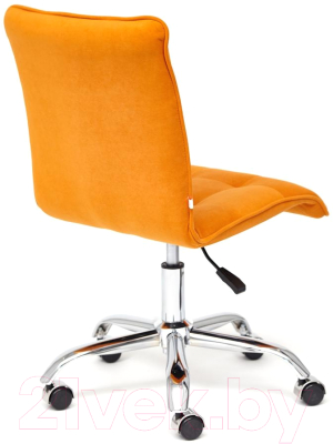 Кресло офисное Tetchair Zero флок (оранжевый)
