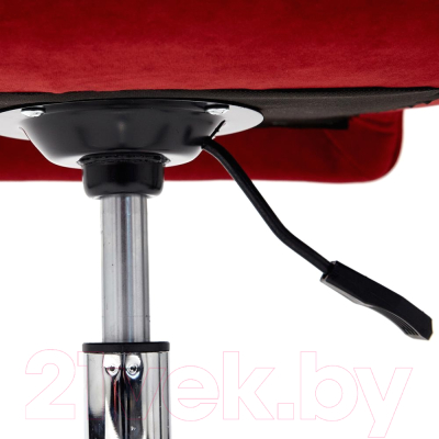 Кресло офисное Tetchair Zero флок (бордовый)