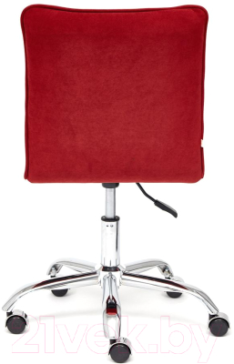 Кресло офисное Tetchair Zero флок (бордовый)