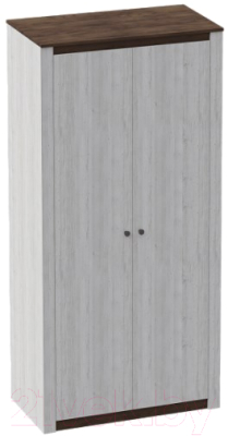 Шкаф Мебельград Даллас 2-х дверный (дуб винтерберг/таксония) - фото