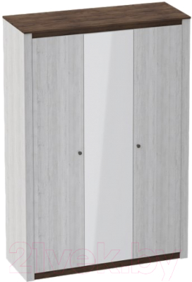 Шкаф Мебельград Даллас 3-х дверный (дуб винтерберг/таксония) - фото