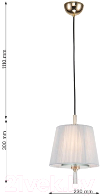 Потолочный светильник FAVOURITE Sade 2690-1P