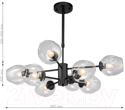 Люстра FAVOURITE Recens 2626-8P