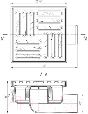 Трап для душа Ани Пласт ТА5112