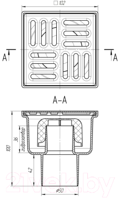 Трап для душа Ани Пласт ТА5202