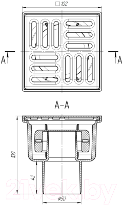 Трап для душа Ани Пласт TQ5202