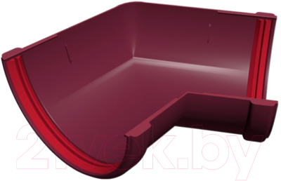 Угол желоба Grand Line ПВХ 135 градусов универсальный RAL 3005 - фото