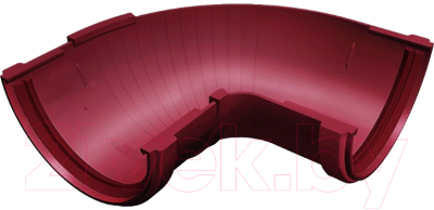 Угол желоба Grand Line Составной ПВХ 90-150 градусов RAL 3005 - фото