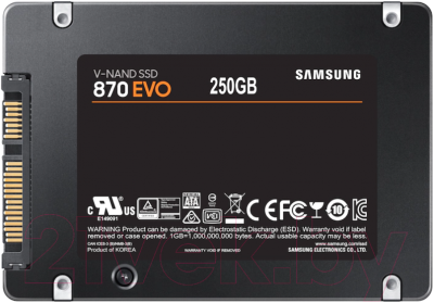 SSD диск Samsung 870 Evo 250GB (MZ-77E250BW)