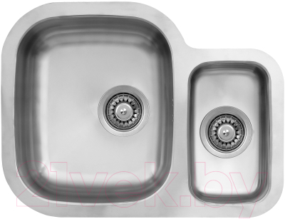 Мойка кухонная Ukinox Модерн MOP605.460 15GT10P (с сифоном) - фото