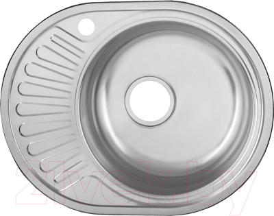 Мойка кухонная Ukinox FAD577.447 5K 1R (с сифоном) - фото