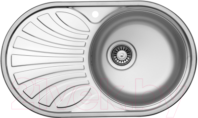 Мойка кухонная Ukinox Фаворит FAD760.470 T6K 1R - фото
