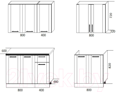 Готовая кухня Eligard Виктория 2.0