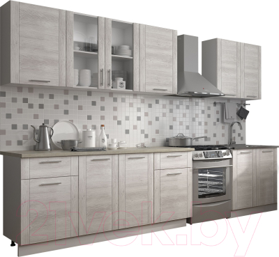 Готовая кухня Eligard Виктория рамка 2.6 - фото