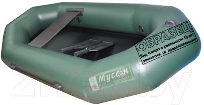 Надувная лодка Муссон R-200 с гребками (серый)