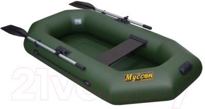 Надувная лодка Муссон S-222 (зеленый)
