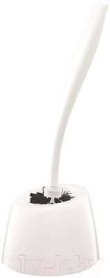 Ершик для унитаза Bisk WC Pop 03984 (белый) - фото