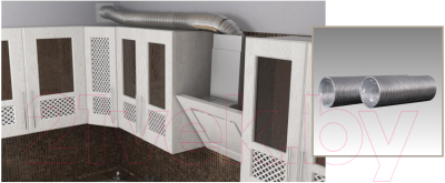 Воздуховод жесткий ERA Алюминиевый 10ВА Ultra