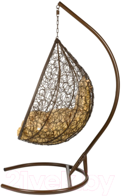 Кресло подвесное BiGarden Tropica Brown (бежевая подушка)